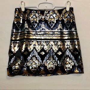 Mini Sequin Skirt